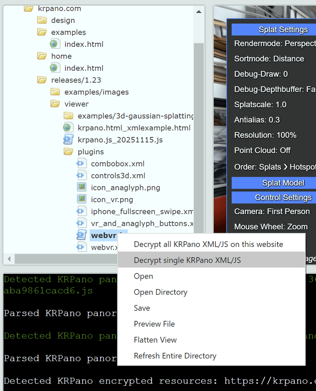 Decrypt single file